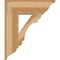 Ekena Millwork Olympic Traditional Rough Sawn Bracket, Western Red Cedar, 6"W x 22"D x 26"H BKT06X22X26OLY01RWR - alternate 3
